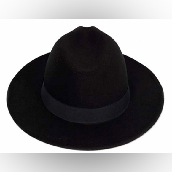 BRAND NEW BLACK WITH RED UNDERBILL CLASSIC TRENDY FEDORA - Picture 4 of 6